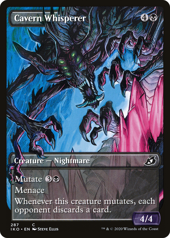 Cavern Whisperer (Showcase) (IKO-287) - Ikoria: Lair of Behemoths: (Showcase) Foil