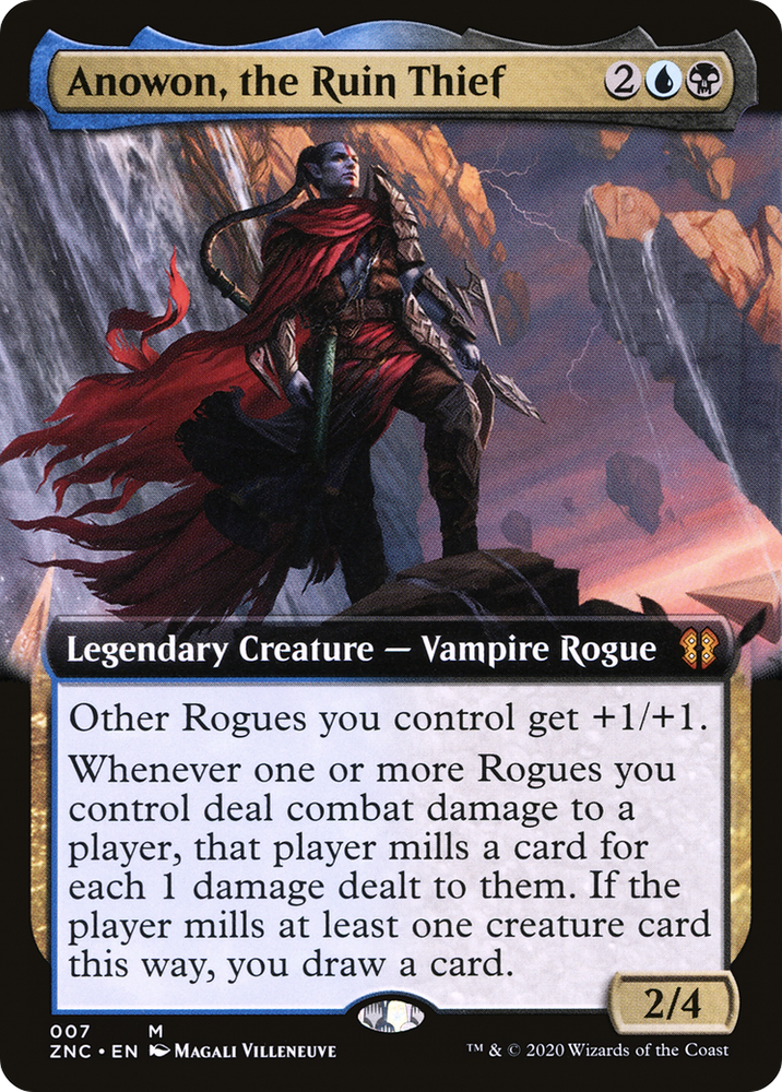 Anowon, the Ruin Thief (Extended Art) (ZNC-007) - Zendikar Rising Commander: (Extended Art) Foil