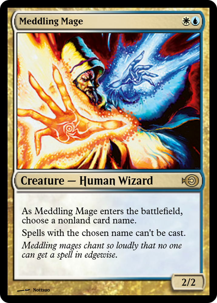 Meddling Mage (PRM-36304) - Magic Online Promos Foil