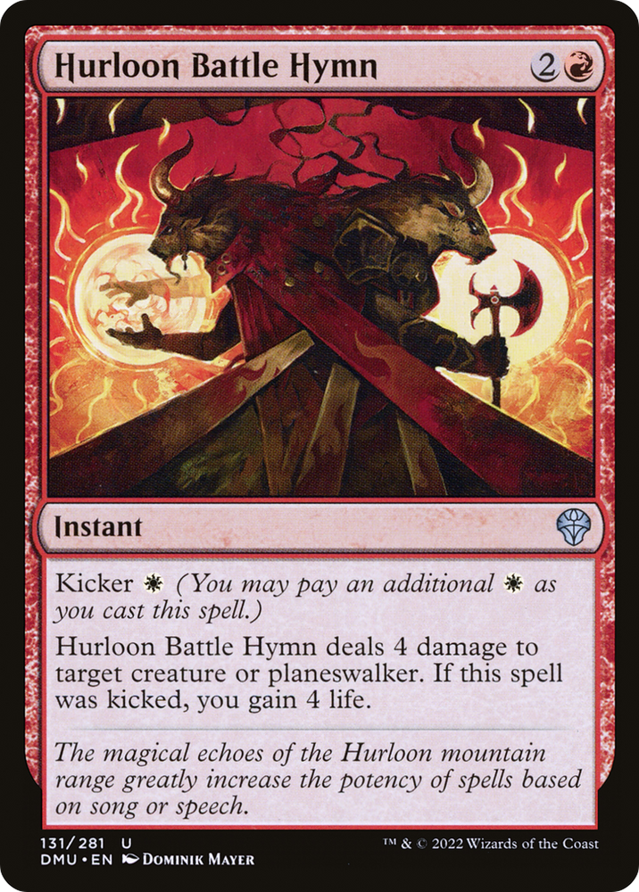 Hurloon Battle Hymn (DMU-131) - Dominaria United Foil