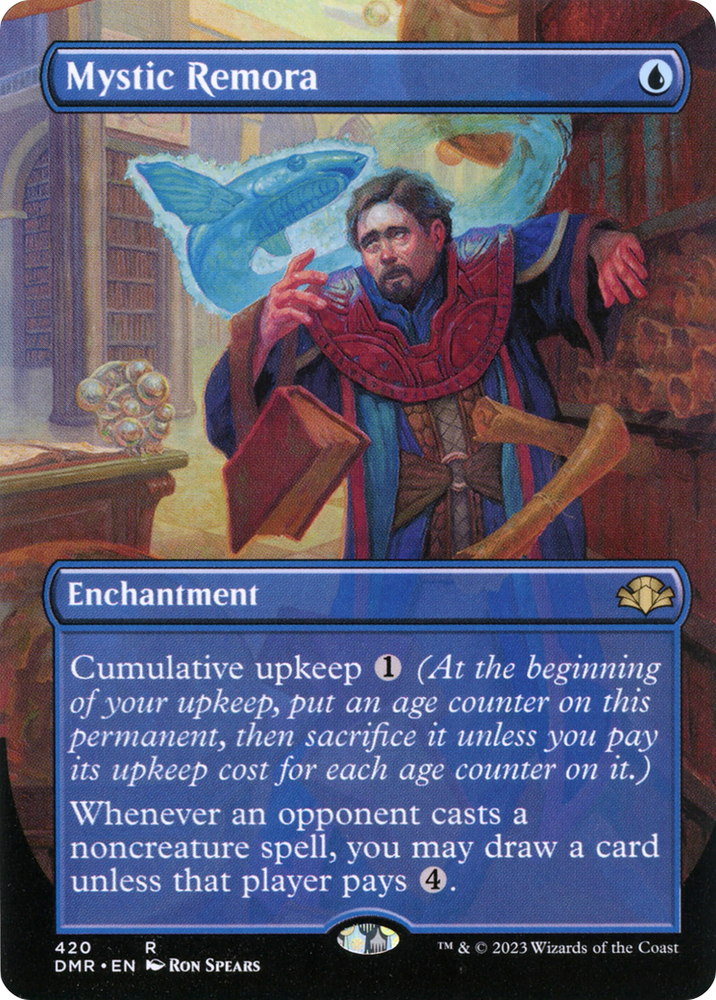 Mystic Remora (Borderless) (DMR-420) - Dominaria Remastered (Borderless) Foil
