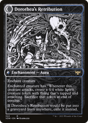 Dorothea, Vengeful Victim (Showcase) (VOW-322) - Innistrad: Crimson Vow: (Showcase, Double Faced Transform) Foil