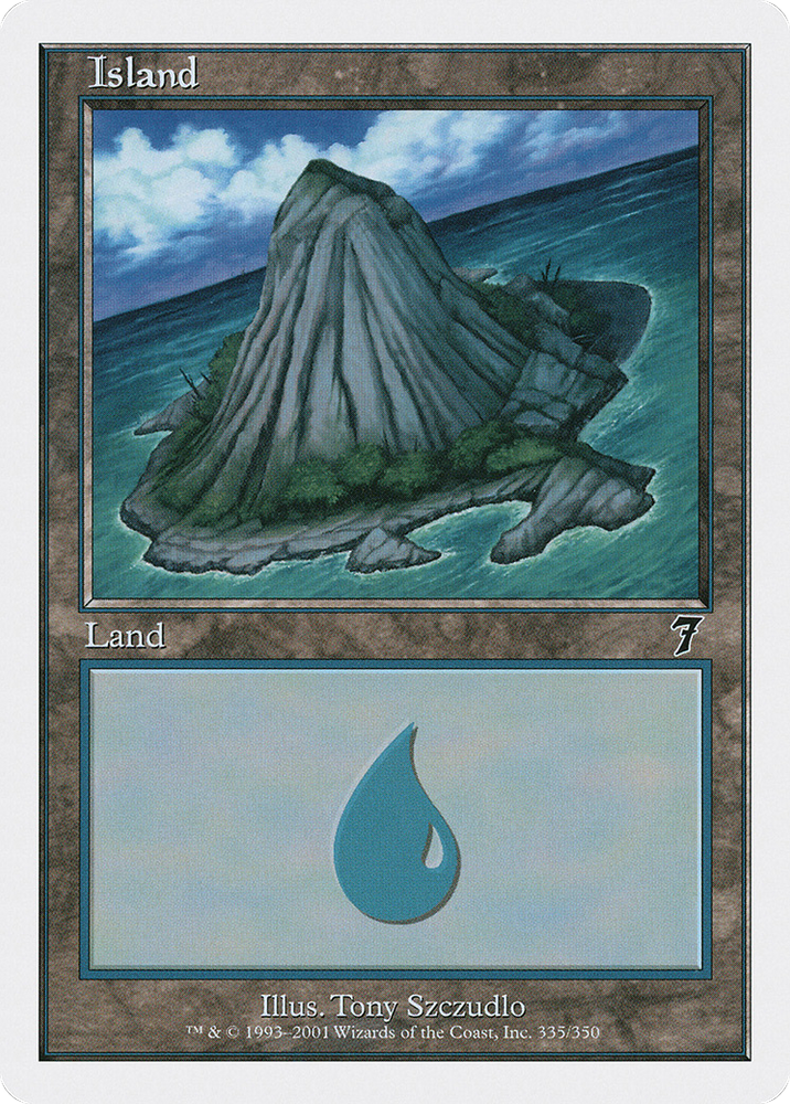 Island (335) (7ED-335) - Seventh Edition