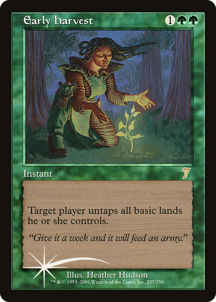 Early Harvest (7ED-237★) - Seventh Edition Foil