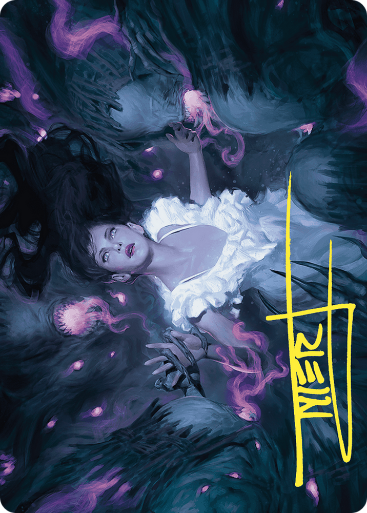 Neva, Stalked by Nightmares // Neva, Stalked by Nightmares (AWOE-030) - Wilds of Eldraine Art Series (Borderless)