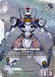 Gundam Aerial Side 2 Gundam trading card