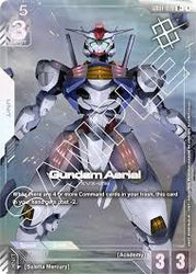 Gundam Aerial Side 2 Gundam trading card