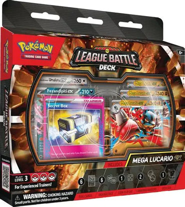 POKEMON 2026 MEGA LUCARIO LEAGUE BATTLE DECK