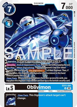 Oblivimon (EX11-041)