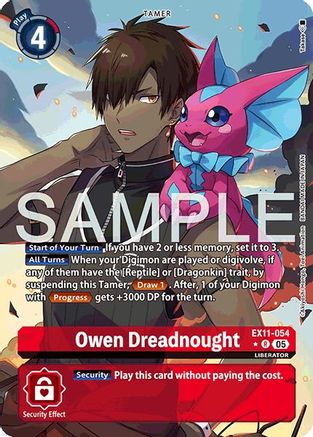 Owen Dreadnaught (EX11-054) <Alternate Art>