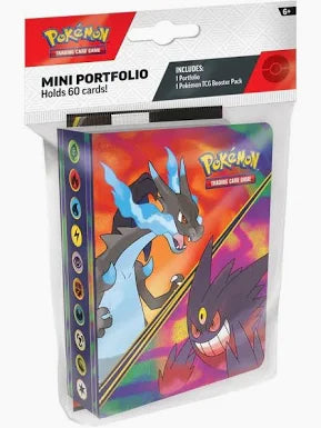 Mini 4 Pocket Binder/Portfolio Phantasmal Flames