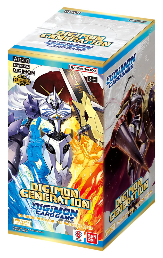 Digimon Card Game - AD-01 - Digimon Generation Booster Box