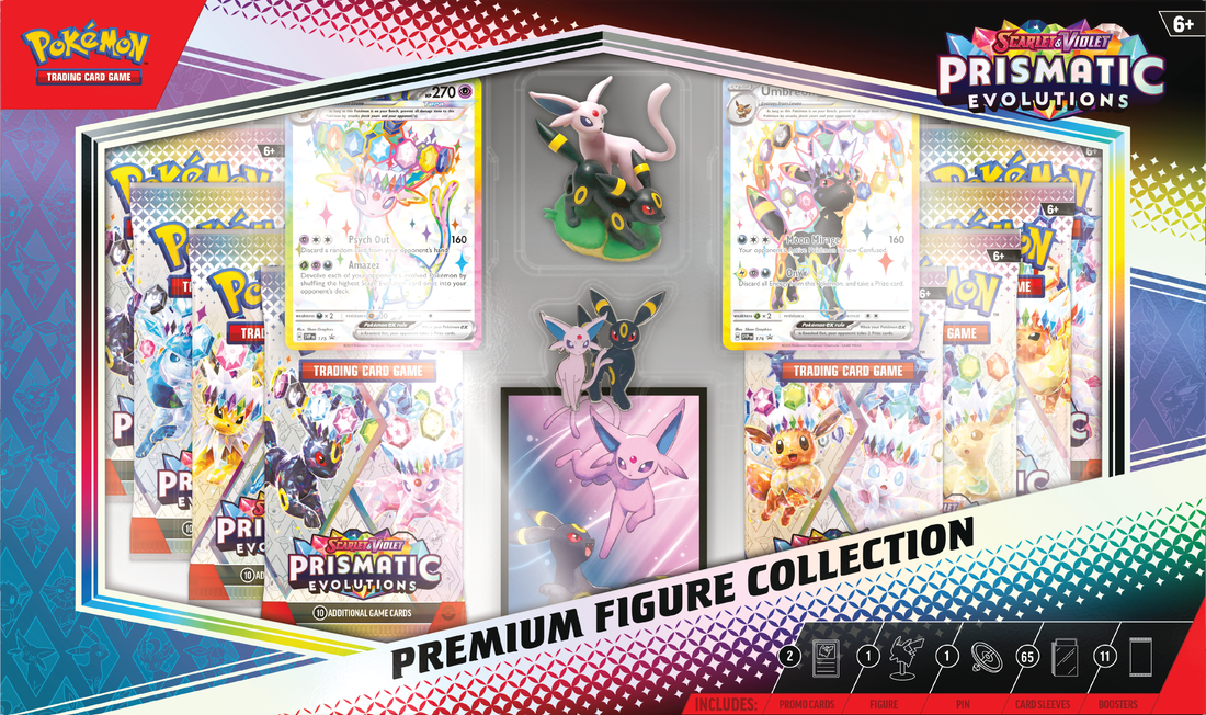 Pokémon Scarlet & Violet Prismatic Evolutions Premium Figure Collection
