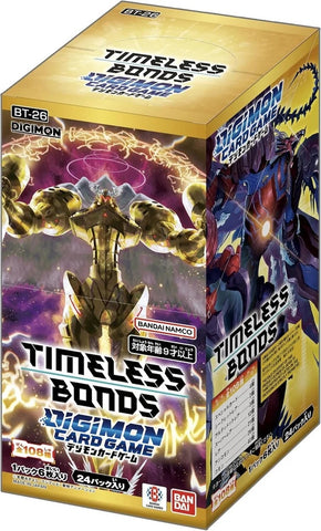 Digimon card game BT-26: Timeless Bonds Booster Box