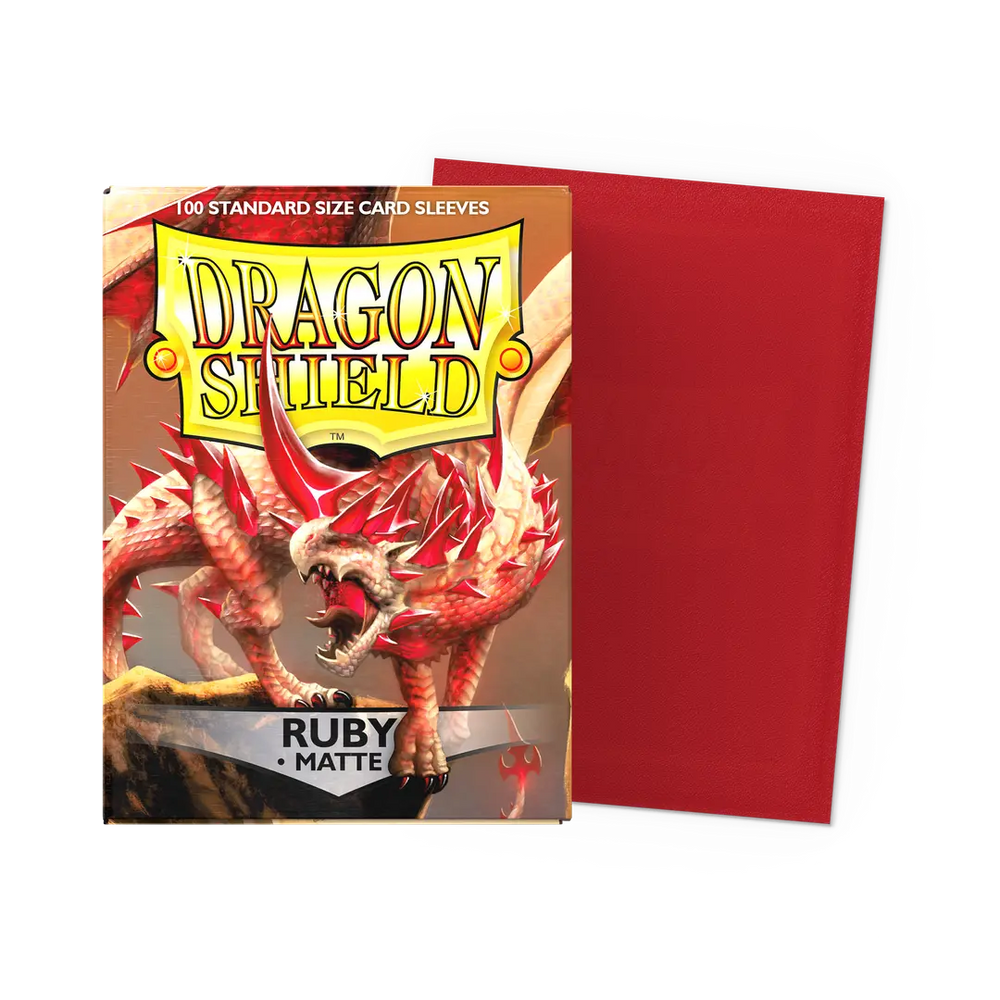 Dragon Shield: Ruby Matte Sleeves