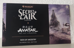 MTG Secret lair path of ancestry rainbow foil edition promo