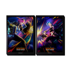 Sleeves: Riftbound: Vendetta: Versus Sleeves Assorted (Diana vs Leona, Jayce vs Viktor, Jinx vs Vi, Kayle vs Morgana)