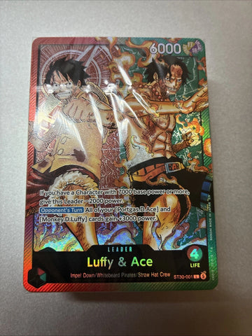 ST-30 - One Piece Card Game - Starter Deck EX: Luffy & Ace (Deck Only)