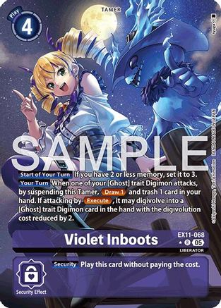 Violet Inboots (EX11-068) <Alternate Art>