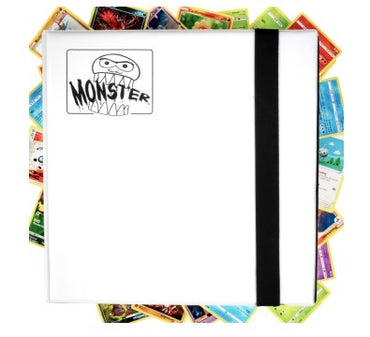 12 Pocket Monster Binder White