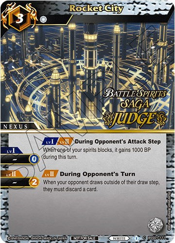 Rocket City (Judge Pack Vol. 1) (BSS01-111) [Battle Spirits Saga Promo Cards]