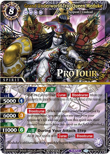 Grand Underworld Trio Queen Meduke (X Rare Special Pack Vol. 1) (BSS01-026) [Battle Spirits Saga Promo Cards]