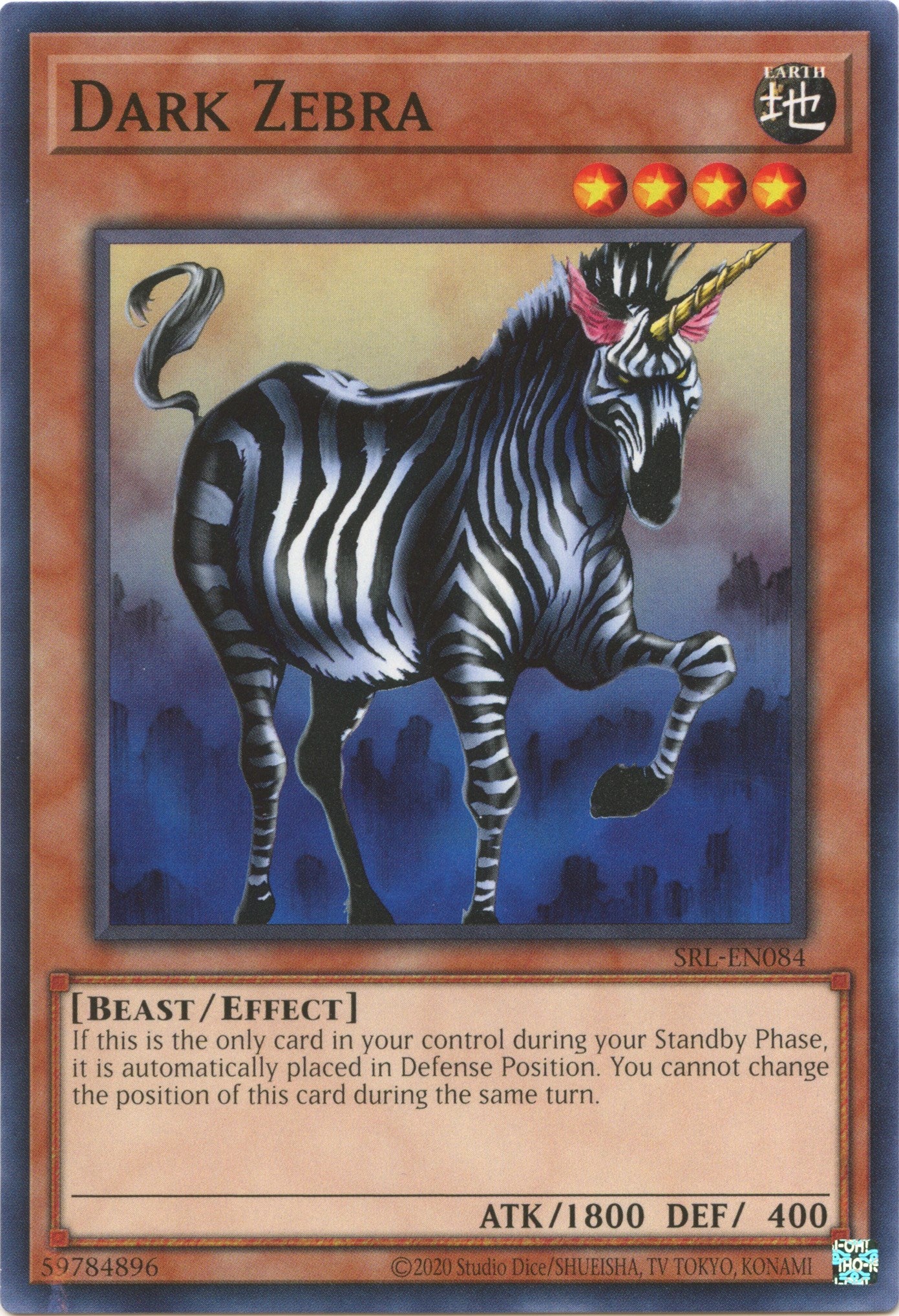 Dark Zebra (25th Anniversary) [SRL-EN084] Common