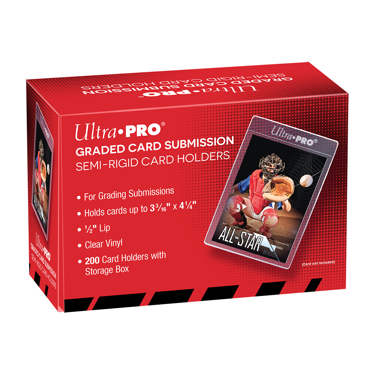 Ultra PRO: Lip Tall Sleeves - Semi-Rigid (1/2