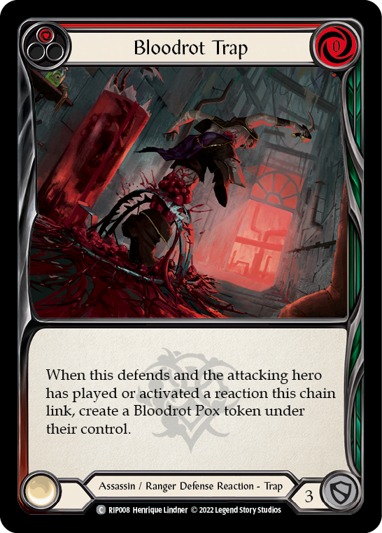 Bloodrot Trap (Red) [RIP008] (Outsiders Riptide Blitz Deck)